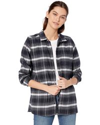 Heavyweight Flannel Two-Pocket Relaxed Shirt Dress-Shirts Donna Goodthreads