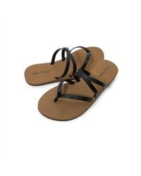 Volcom - Easy Breezy Ii Flip Flop Sandals - Lyst