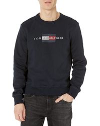 Tommy Hilfiger - Adaptive Flag Sweatshirt With Magnetic Closure - Lyst