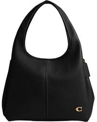 COACH - Polished Pebble Leather Lana Shoulder Bag - Lyst