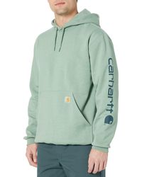 Carhartt - S Loose Fit Midweight Logo Sleeve Graphic Hooded Sweatshirt - Lyst