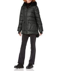 Kenneth Cole - Mixed Media Heavyweight Puffer - Lyst