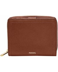 Fossil - Logan Mini Rfid Multi-functional Wallet - Lyst