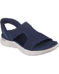 Skechers - Sandali Bassi da Donna con Cinturino a T - Lyst