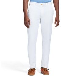 Izod - Performance Stretch Straight Fit Flat Front Chino Pant - Lyst