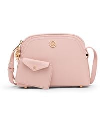 Anne Klein - S Dome Crossbody With Detachable Card Case - Lyst
