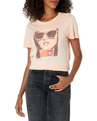 Guess - Short Sleeve Red Cup Easy Tee Shirt - Lyst