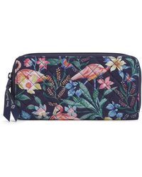 Vera Bradley - Cotton Jordin Continental Wallet With Rfid Protection - Lyst
