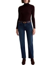 AG Jeans - Ag Jeans Brinley Mid Rise Straight - Lyst