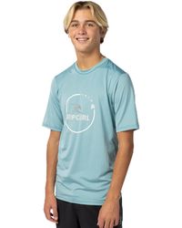 Rip Curl - Island Vibe Short Sleeve Uv 50+ Loose Fit Rashguard - Lyst