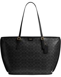 COACH - Taxi Tote In Signature Canvas - Lyst