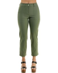 Nanette Lepore - Fly Front Boot Cut Freedom Stretch Pant With Functional Deep Stitch Pockets + Belt Loops - Lyst