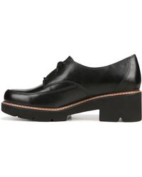 Naturalizer - S Darry Lace Up Lug Sole Oxford Loafers Black Leather 12 W - Lyst