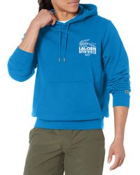 Lacoste - Adult's Long Sleeve Print Hooded Sweatshirt - Lyst