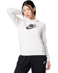Nike - Sportswear Club Fleece Logo Pullover Hoodie - Lyst