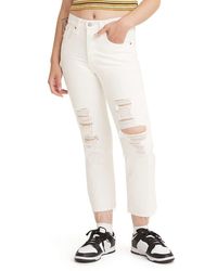 Levi's - Premium 501 Crop Jeans - Lyst