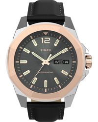 Timex - Essex Avenue Day-date 44mm Tw2v43000vq Quartz Watch - Lyst