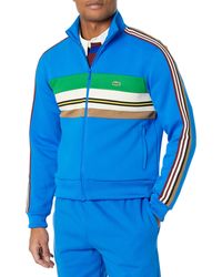 Lacoste - Full Zip Colorblock Track Sweatshirt - Lyst