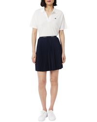 Lacoste - Pleated Skirt - Lyst
