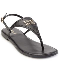 DKNY Flat sandals for Women | Online Sale up to 78% off | Lyst