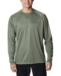 Columbia - Terminal Tackle Heather Long Sleeve Shirt - Lyst