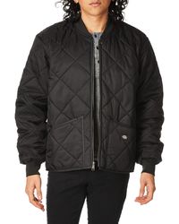 Dickies - Big-tall Diamond Quilted Nylon Jacket - Lyst