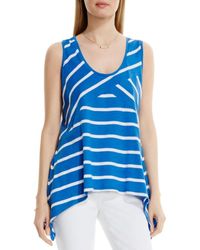 Two by Vince Camuto Womens Striped Professional Blouse White M Two by Vince Camuto Womens Striped Professional Blouse White M