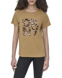 DKNY - Short Sleeve Stacked Logo Crewneck T-shirt - Lyst