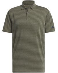 adidas - Go-to Stripe Golf Polo Shirt - Lyst