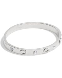 COACH - Co Br C Hinged Bangle - Lyst