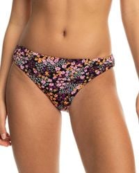 Roxy - Standard Beach Classics Hipster Bikini Bottom - Lyst