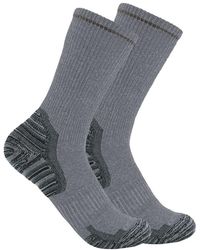 Carhartt - Force Midweight Synthetic-wool Blend Crew Sock 2 Pack - Lyst
