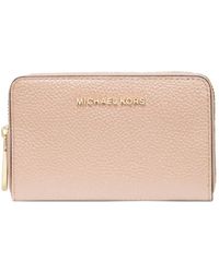 Michael Kors - Jet Set Small Zip Around Card Case - Lyst