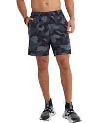 Champion - Mvp, Gym, Lightweight Athletic, Training Shorts, 7", Mesh Camo Neutral C Patch Logo, X-large - Lyst