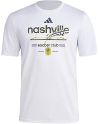 adidas - Standard Sc Vintage World Pre-game Short Sleeve T-shirt - Lyst
