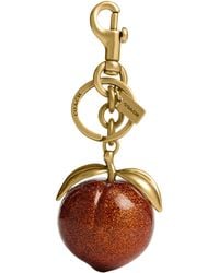 COACH - For The Summer I Turned Pretty Peach Bag Charm - Lyst