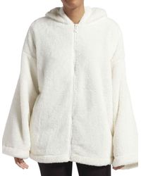 Kendall + Kylie Kendall + Kylie Zip Front Bed Jacket - White