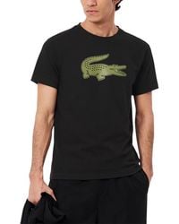 Lacoste - Large Croc Graphic T-shirt - Lyst