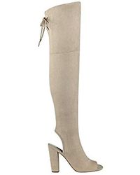 guess over the knee high heel boots