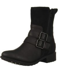 UGG Suede Zia Fashion Boot in Black - Lyst