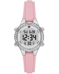 Skechers - Vrouwen Digitale Quartz Horloge Met Siliconen Band Sr6282 - Lyst