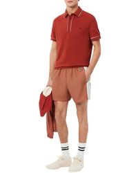Lacoste - Colorblock Swim Trunks - Lyst