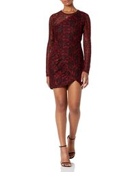 Parker - Shadow Lace Long-sleeve Combo Dress - Lyst