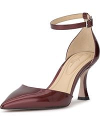 Jessica Simpson - Foxena Pointed Toe Ankle Strap Pump - Lyst