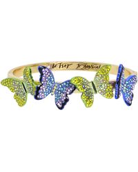 Betsey Johnson - S Butterfly Bangle Bracelet - Lyst