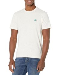 Lacoste - Regular Fit Speckled Print Cotton Jersey T-shirt - Lyst