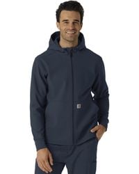 Carhartt - Men's Bonded Fleece Hoodie - Navy, S - Lyst