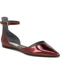 Franco Sarto - S Racer Flat D'orsay Pointed Toe Shoe Mars Red 5 M - Lyst