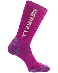Merrell - And Zoned Cushioned Wool Hiking Crew Socks-1 Pair Pack-breathable Arch Support - Lyst