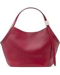 Kate Spade - Deco Fine Grain Leather Small Tulip Tote - Lyst